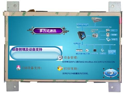 Pouce résistif TFT du moniteur 7 d'écran tactile de bâti de panneau a enfoncé