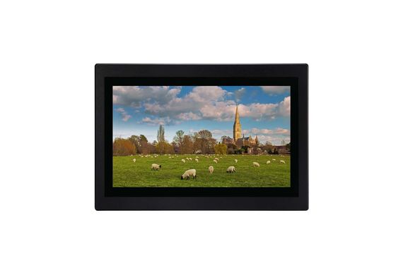 Pouce industriel ROHS de l'écran tactile 15,6 de moniteur d'affichage à cristaux liquides de VGA/DVI
