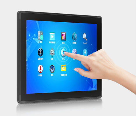 PC industriel incorporé d'écran tactile de bâti de mur de kiosques du PC IP65 de panneau d'Android