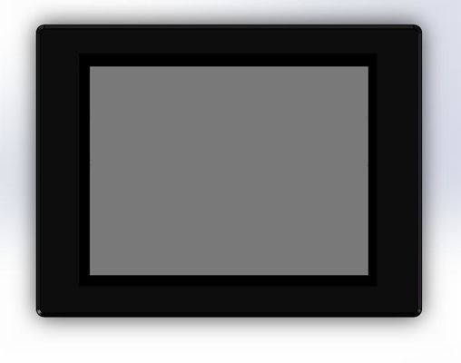 Panneau fixé au mur capacitif d'affichage à cristaux liquides d'USB TFT de moniteur d'écran tactile de 10,4 pouces